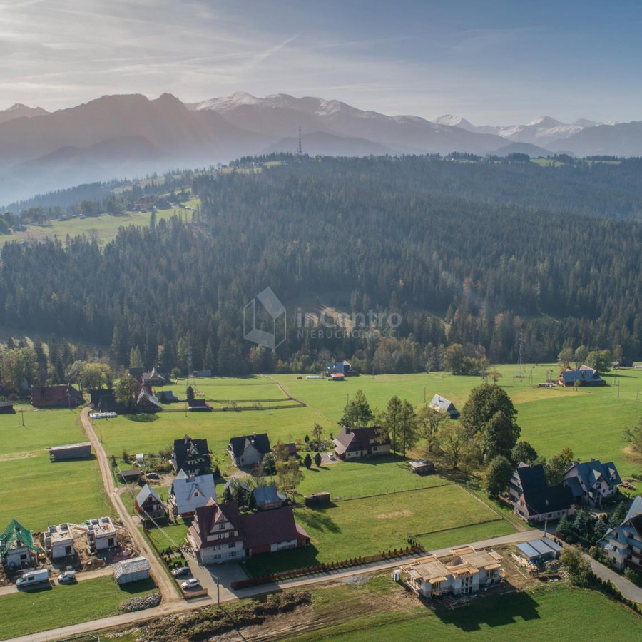 małopolskie, tatrzański, Poronin, Ząb, Widokowa działka budowlana, 1688m2. Ząb